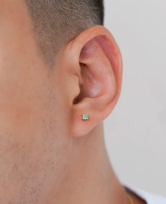 Topos Circon Cuadrado 3mm – Verde Natural