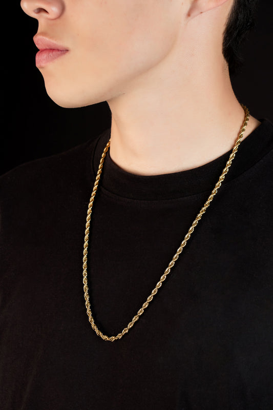 Cadena Tejido Lazo Hombre