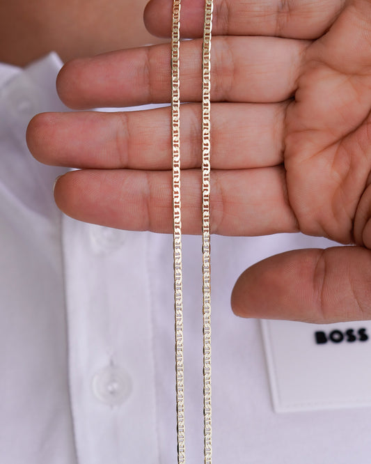 Cadena Escalera Clasica 3MM Hombre